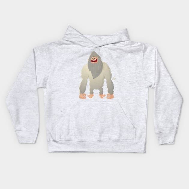 Yeti Kids Hoodie by Kicksaus